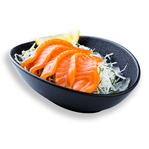 Сашими с лососем Сашими с лососем