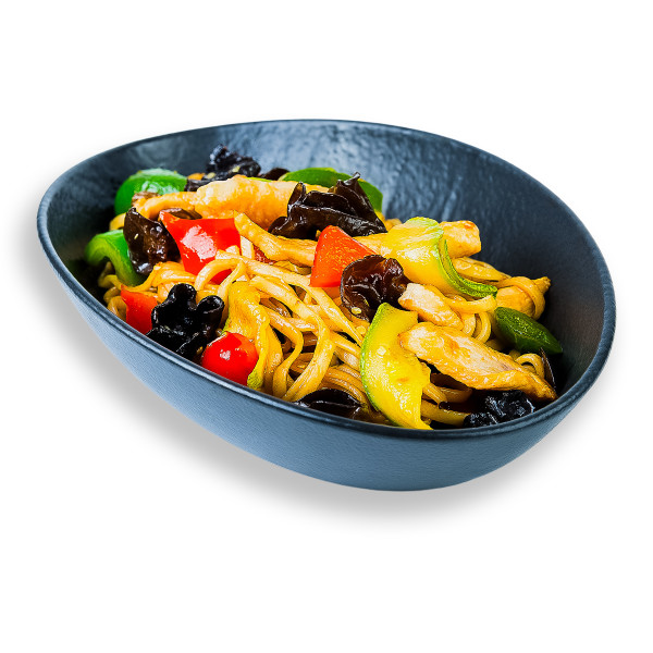 Вок с курицей и соусом Хойсин Вок с курицей и соусом Хойсин