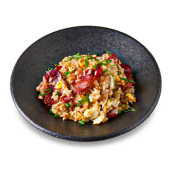 Рис с яйцом и беконом Рис с яйцом и беконом